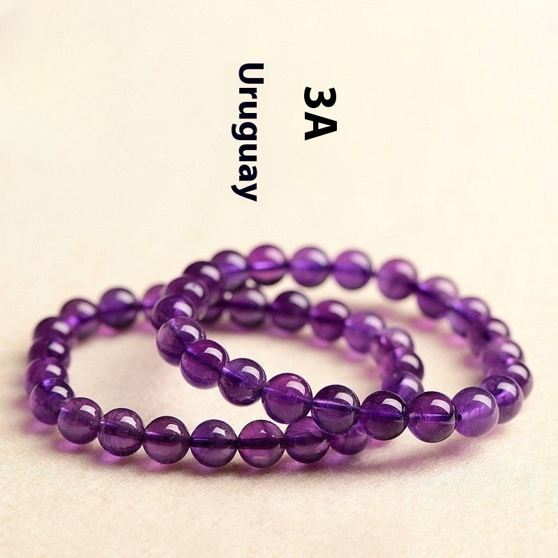 Natural Amethyst Scattered Beads Uruguay Bracelet