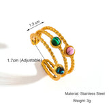 Simple Fashion Stainless Steel Ring For Women