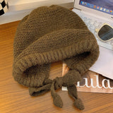 Fashionable All-matching Knitted Woolen Cap Women