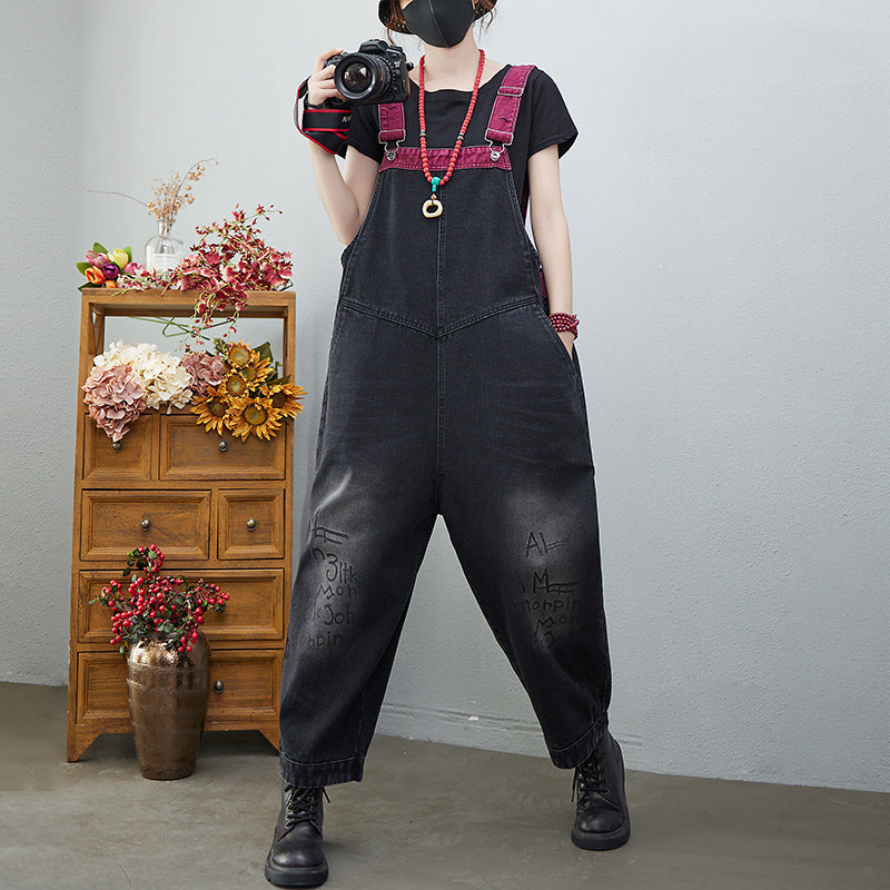 Women's Korean Version Of The New Jean Suspenders Summer