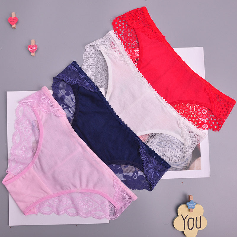 Women's Briefs Sexy Panties Thong Mesh Gauze T-String Pants