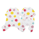 Autumn And Winter Pet Cotton Pajamas Cute Dog Clothes