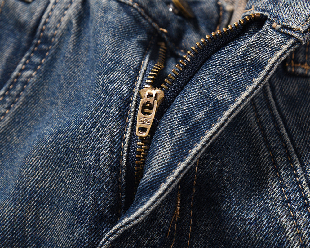 Fashion Washed White Jeans For Men