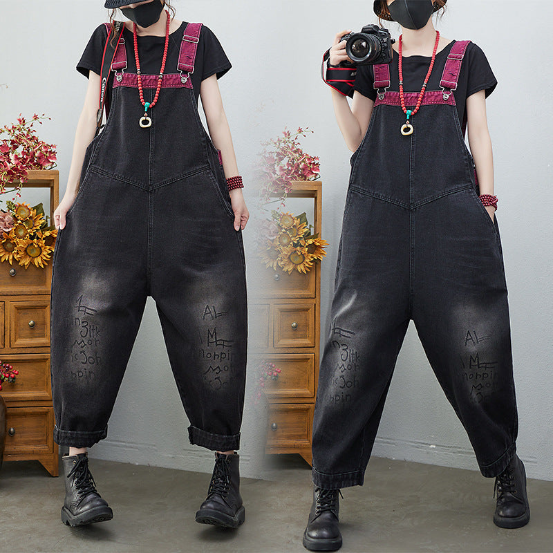 Women's Korean Version Of The New Jean Suspenders Summer