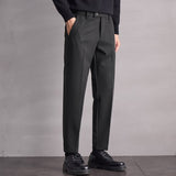 Fall Winter Men Straight Casual Pants