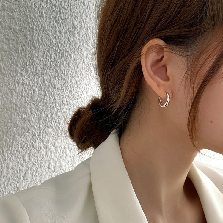 Women's Retro Minimalist Design Water Drop Earrings