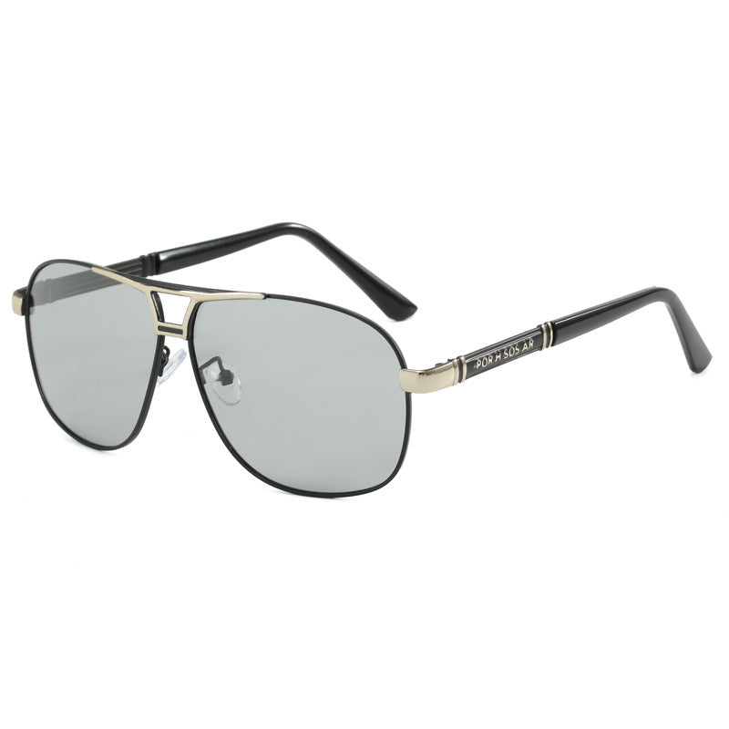 Men's Polarized Day And Night UV Protection Advanced Sense Color Changing Sunglasses