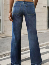 New Women’s Wide Leg Jeans, Autumn And Winter Outfits, Straight Leg Jeans, Mid Rise Jeans