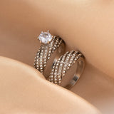 Zircon Ring High-grade Fashion Diamond
