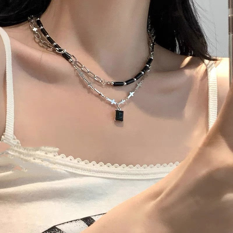 Summer High-end Design Niche Pendant Collarbone Chain
