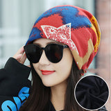Hat Women's Autumn and Winter Fashion Multifunctional Hood