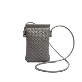Advanced Sense Vintage Weave Cell Phone Crossbody Bag
