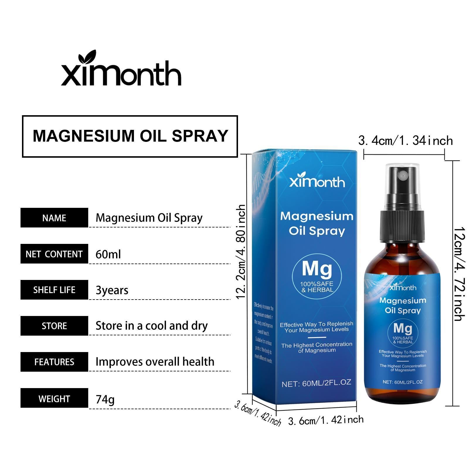 Ximengs Sleep Aid Essential Oil Spray Improves Sleep And Relieves Discomfort At Night
