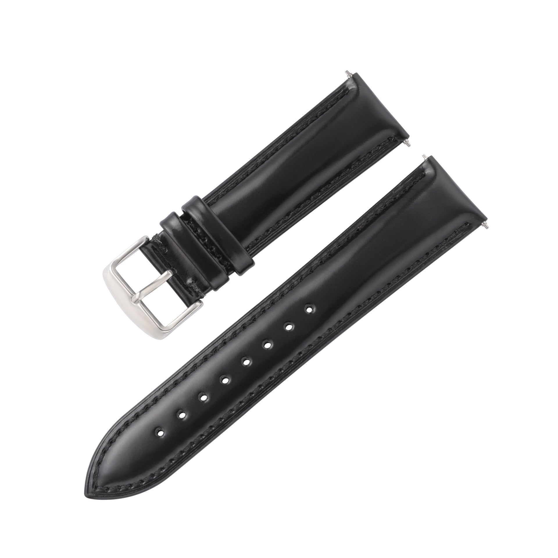 Quick Release Ear Leather Strap Bright Cowhide