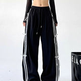 Bow Tie White Pants Leisure Cargo
