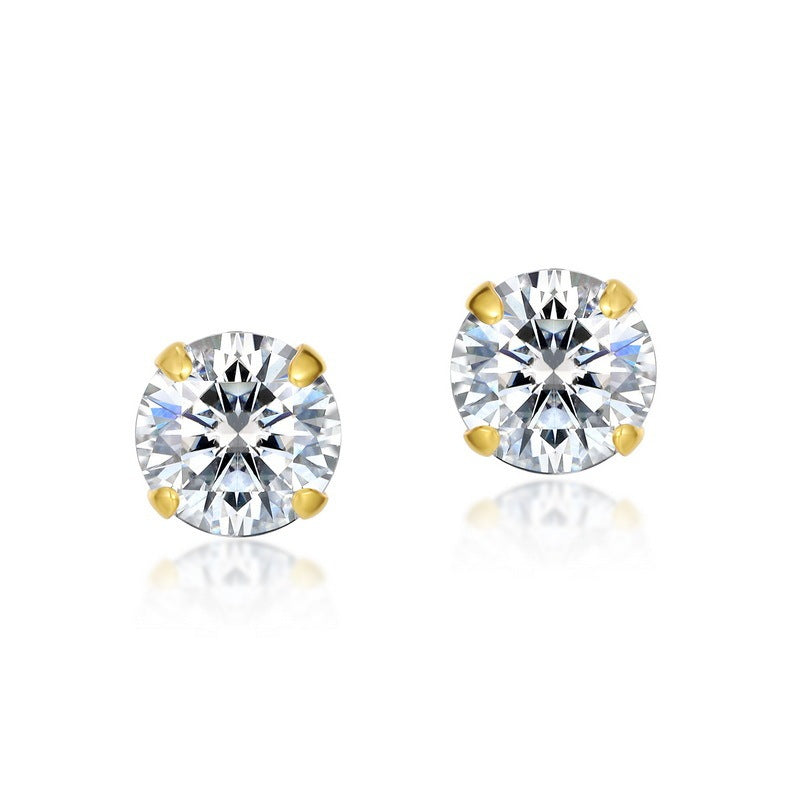 New Fashion All-matching Women's S925 Sterling Silver Stud Earrings