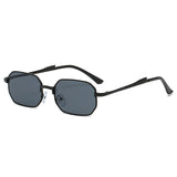 Personality Polygon Metal Sun Glasses