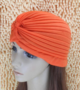Indian headscarf, hood, earmuff, yoga pullover, multi color pleated hat