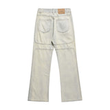 Vintage Fashion Yellow Jeans For Men