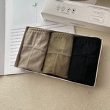 Three Pcs Boxed Women's High Waist Lace Panties
