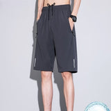 Thin Ice Silk Quick-drying Running Fitness Men's Sports Shorts