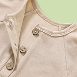 3-Pack Baby Boys One-Piece Romper Set, Long Sleeve Ribbed Button Jumpsuit