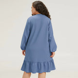 Women's Fashion Personality Solid Color Temperament Dress