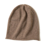 Cashmere Knitted Hat without Fringe Popular Ladies Beanie Cap