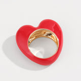 Original Design Color Three-dimensional Enamel Ring