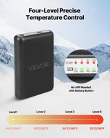 Heated Socks, 5000mAh Battery Powered, Rechargeable Heating Socks With 4 Heating Levels, Electric Heated Sock For Men Women, Foot Warmer For Hunting Riding Camping Hiking Skiing, Outdoor Work