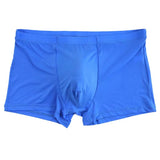 Men's Boxer Ice Silk Underwear Cup Combination U Convex Sexy