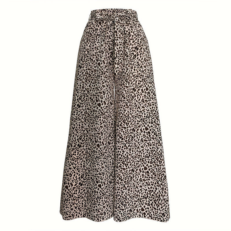 Stretch Slim Women Belt Bow Trousers
