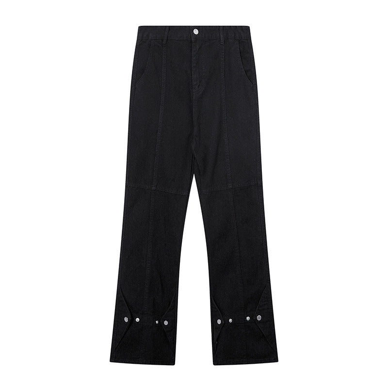 Fashion American Trousers Breasted Jeans Men