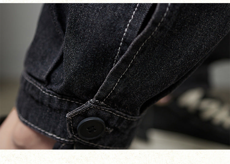 Loose Solid Color Large Size Jean Suspenders