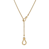 Ins European And American Stainless Steel 18K Gold Plated Adjustable Long Sweater Chain