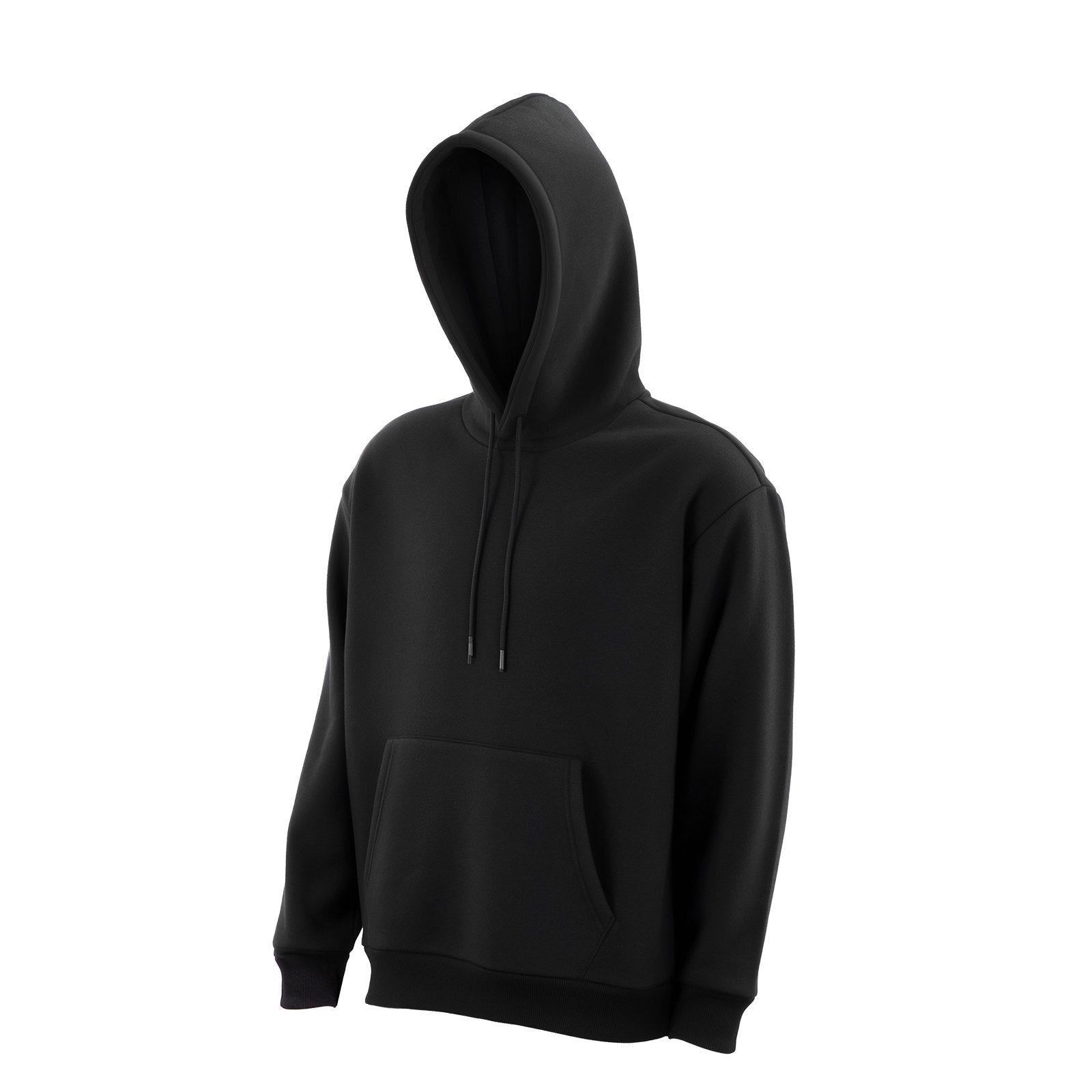 Women Pullover Hoodie, Small Size, Fleece Long Sleeve Comfy Casual Basic Pullover Hooded Sweatshirt, Warm & Skin-friendly, Practical & Trendy, Black Hoodie With Large Pocket For Fall & Winter