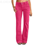 Lightweight Sports Pants Zipper Pocket Exercise Workout Pants