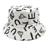 Love Letter Pattern Digital Printing Bucket Hat