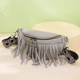 Bag Messenger Bag Summer European And American Retro Tassel Pleated Chest Bag