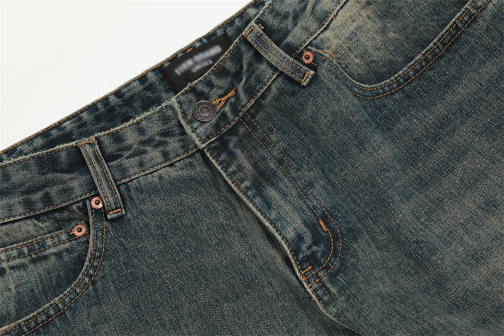 Vintage Washed Skinny Jeans For Men