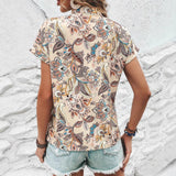 Casual Loose Printed Ladies' Boob Tube Top