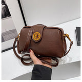High Sense Niche Female Autumn And Winter New Retro Frosted Crossbody Bag