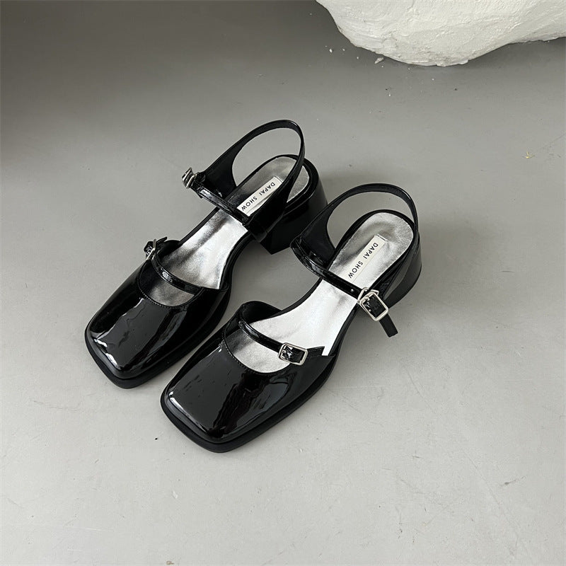 Women's French Thick Heels Fashion Sandals
