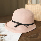 Female retro summer straw hat