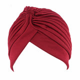 Indian headscarf, hood, earmuff, yoga pullover, multi color pleated hat
