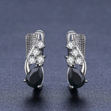 Korean Style Creative Drop-shaped Earrings Micro Rhinestone