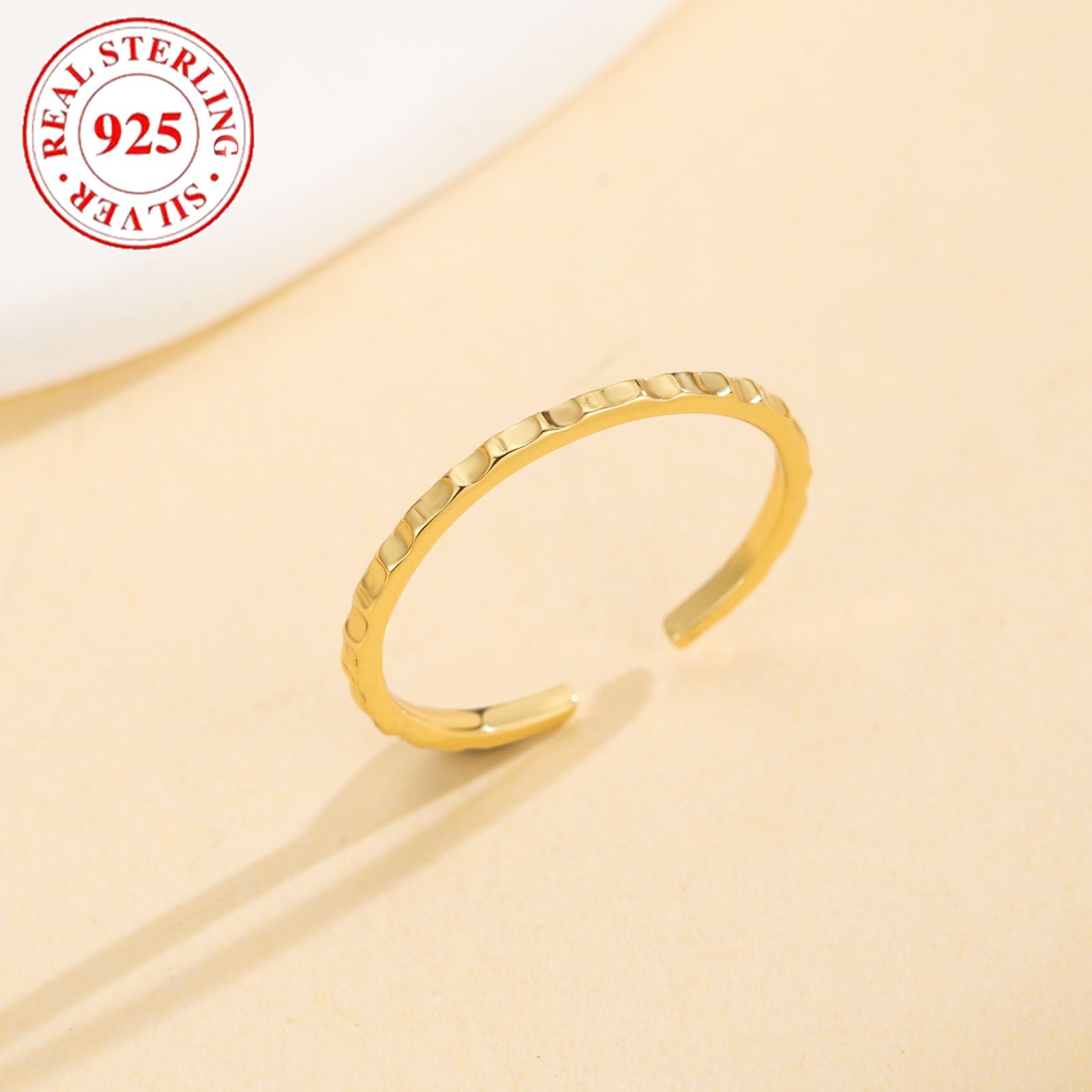 Summer Beach Thin Open Women's Adjustable Toe Ring