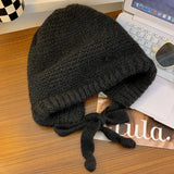 Fashionable All-matching Knitted Woolen Cap Women