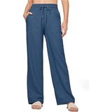 Women's Linen Wide-leg Cotton And Linen Casual Beach Summer Pants