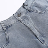 Fashion Personality Denim Loose Trousers Men